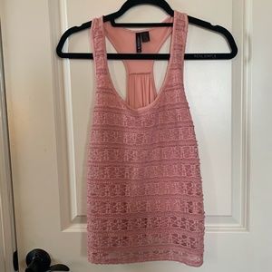 Pink Lace Tanktop